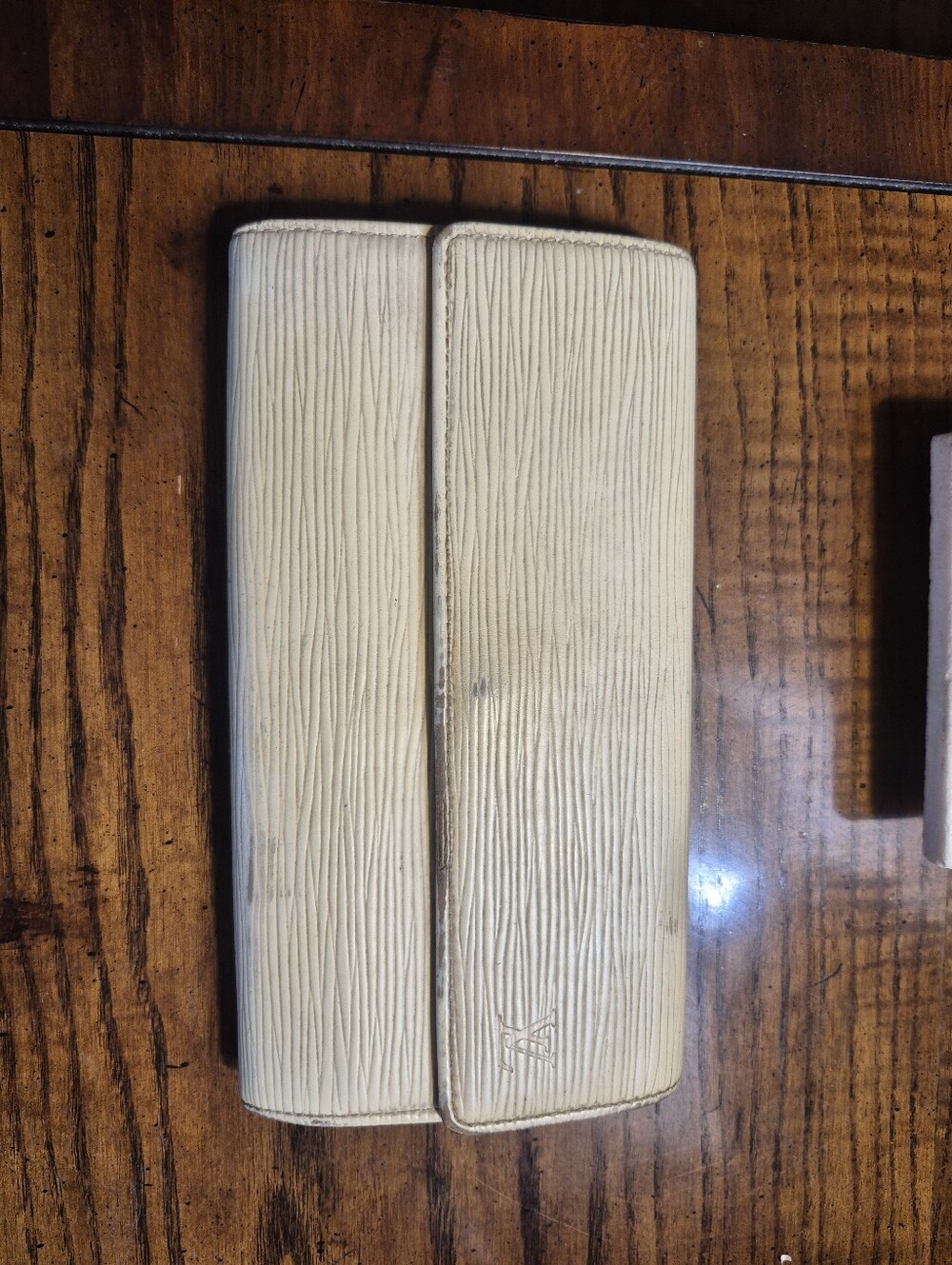 Louis Vuitton Cream Epi Leather "Project" Wallet CA3099